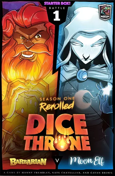 Dice Throne S1 Barbarian Vs Moon Elf