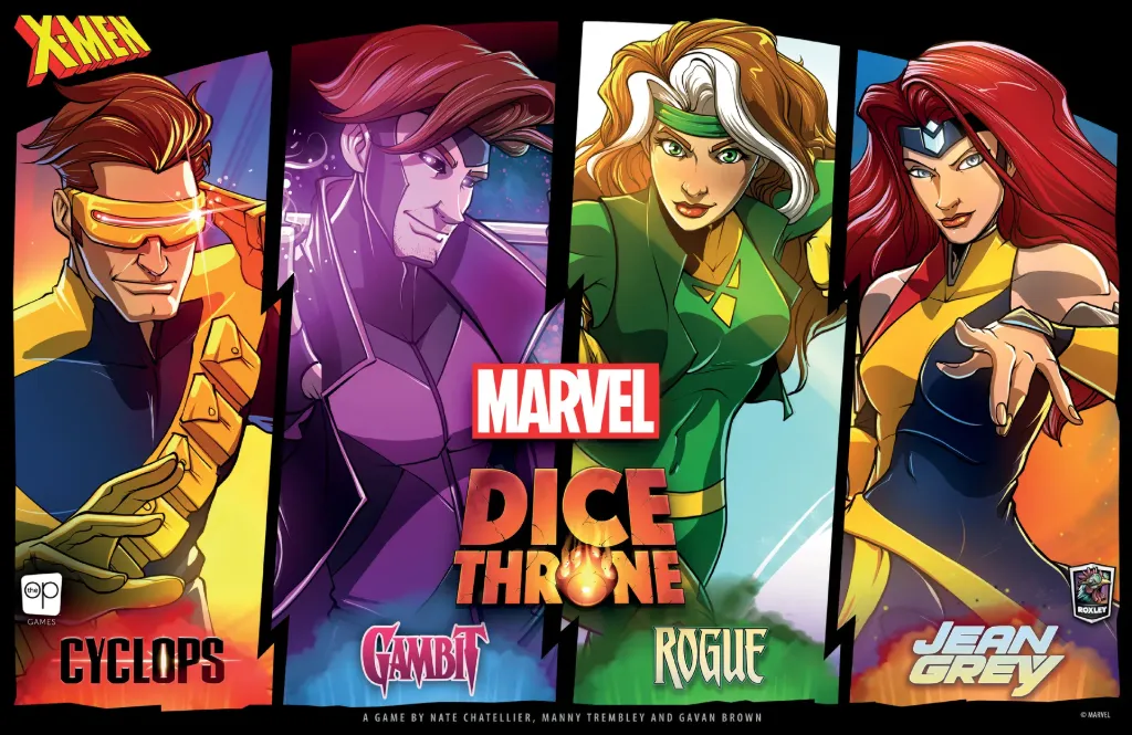 Dice Throne X-Men Cyclops Vs Gambit Vs Rogue Vs Jean Grey