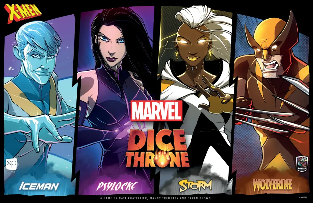 Dice Throne X-Men Iceman Vs Psylocke Vs Storm Vs Wolverine